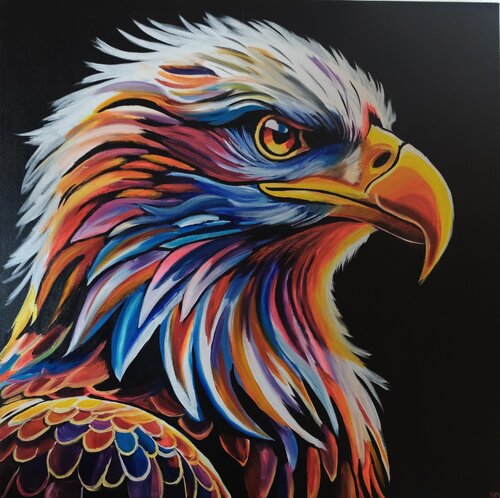 "Eyes of the Sky" by Marcell Dergecz, Painting for Sale on Singulart