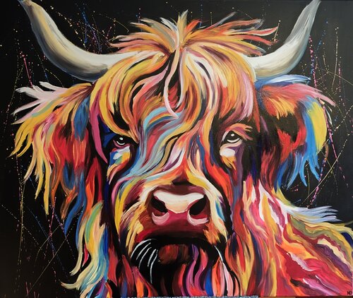 "Spirit of the Highlands" by Marcell Dergecz, 油畫 for Sale on Singulart