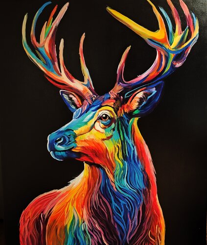 "The Giant Beauty" by Marcell Dergecz, 絵画 for Sale on Singulart