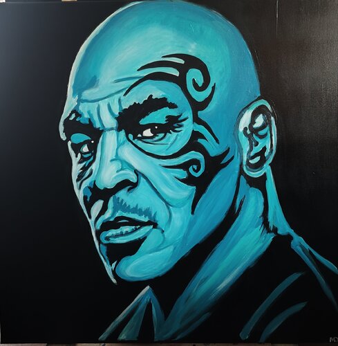 "Iron Mike" by Marcell Dergecz, Painting for Sale on Singulart