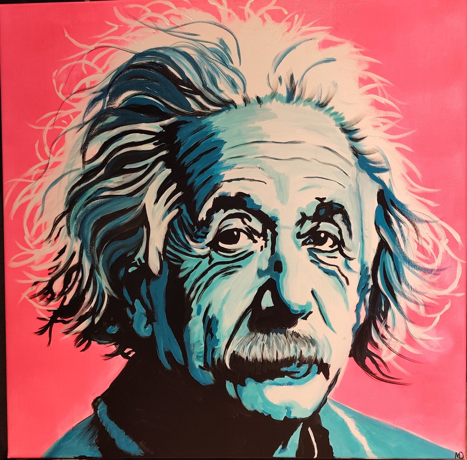 "Brilliant Chaos" Marcell Dergecz Original painting for sale