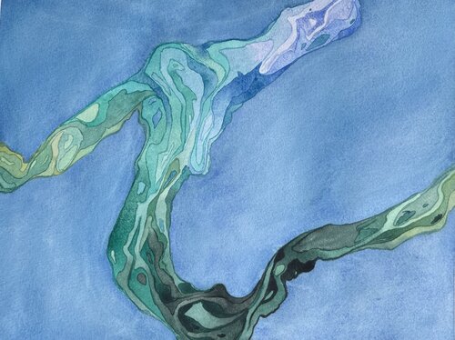 Tendril by Roxanne Louise Pinto Hjorth, Work on Paper for Sale on Singulart