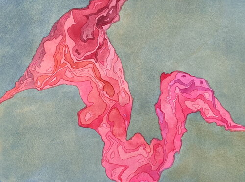 Plume III di Roxanne Louise Pinto Hjorth, Opera su carta in vendita su Singulart