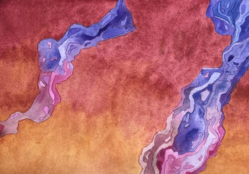 Bruise di Roxanne Louise Pinto Hjorth, Opera su carta in vendita su Singulart