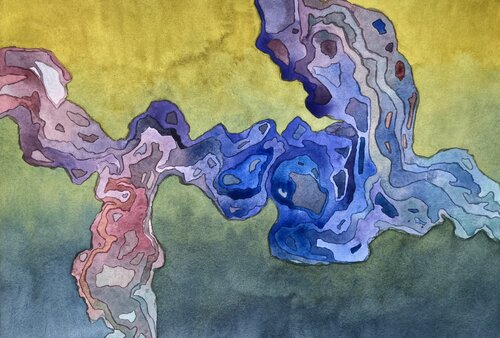 Blend di Roxanne Louise Pinto Hjorth, Opera su carta in vendita su Singulart
