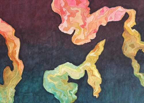 Crash III by Roxanne Louise Pinto Hjorth, Work on Paper for Sale on Singulart