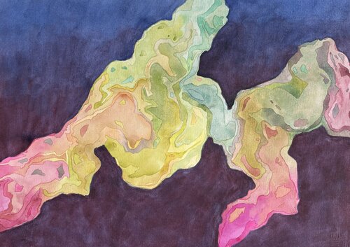 Crash IV di Roxanne Louise Pinto Hjorth, Opera su carta in vendita su Singulart