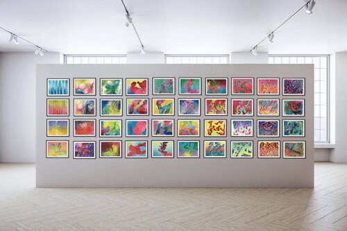 Lifecycle par Roxanne Louise Pinto Hjorth, Œuvre sur papier en vente sur Singulart