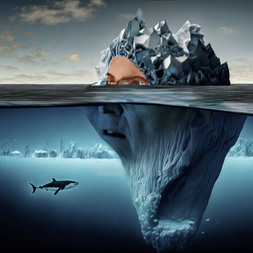 Tip of the Iceberg par Dov Fuchs, Digital en vente sur Singulart