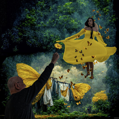 The Amazing Ascent of Remedios the Beautiful van Dov Fuchs, Digitaal te koop op Singulart