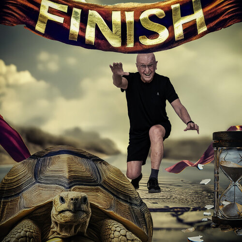 Achilles and the Tortoise di Dov Fuchs, Digitale in vendita su Singulart