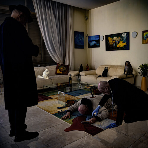 A Murder Mystery van Dov Fuchs, Digitaal te koop op Singulart