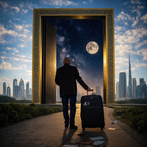 The Threshold by Dov Fuchs, Digital for Sale on Singulart