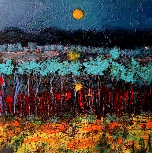 Arboles azules von antonio iniesta martinez, Malerei kaufen auf Singulart