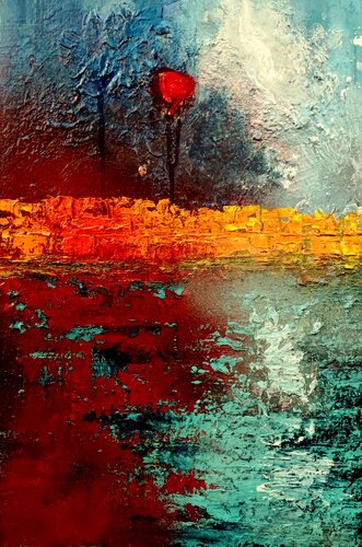 mar de sangre by antonio iniesta martinez, Painting for Sale on Singulart