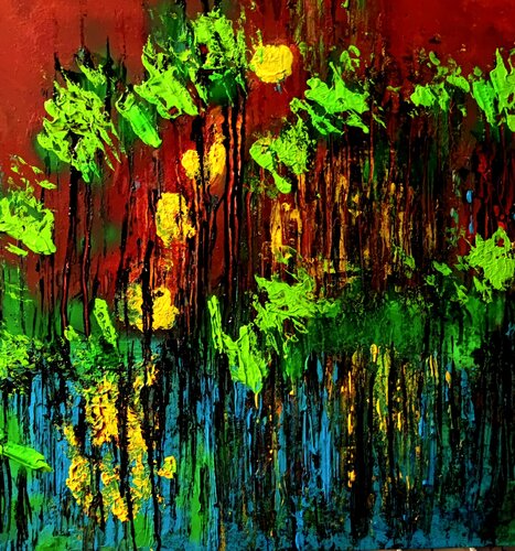 selva verde by antonio iniesta martinez, Painting for Sale on Singulart