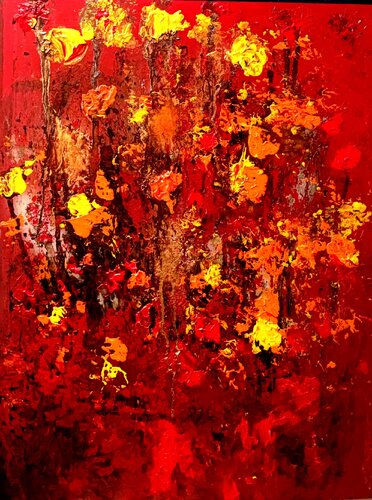 rojo sangre van antonio iniesta martinez, Schilderij te koop op Singulart