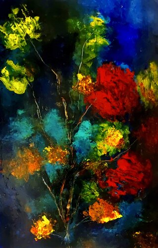 floral van antonio iniesta martinez, Schilderij te koop op Singulart