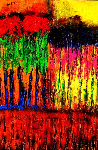 bosquimanos van antonio iniesta martinez, Schilderij te koop op Singulart