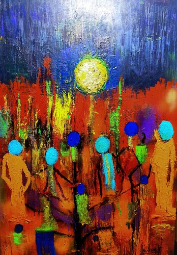 genoma van antonio iniesta martinez, Schilderij te koop op Singulart