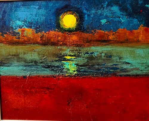 EL BAÑO LUNAR di antonio iniesta martinez, Pittura in vendita su Singulart