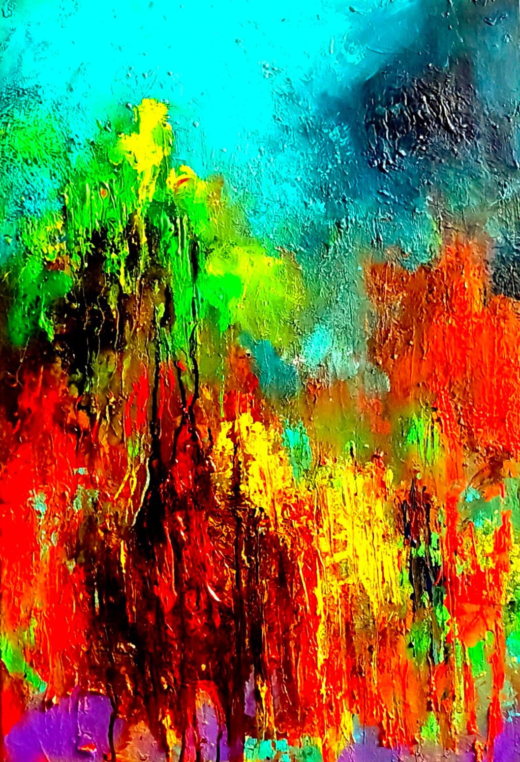 el camino antonio iniesta martinez Original painting for sale