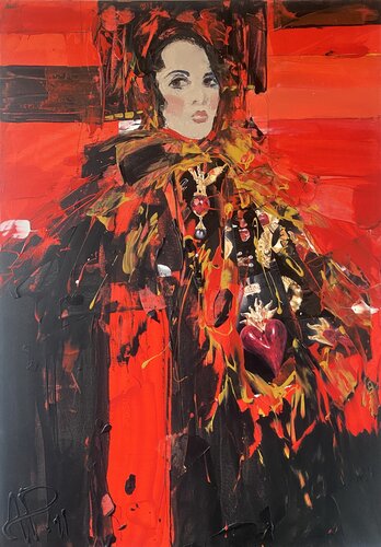 アクリル画 無題 46 絵画