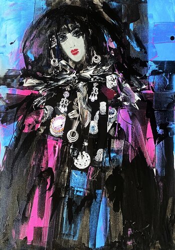 "NARI" aus der Serie "Femme de L 'Europe" by Andrej Peters, 회화 for Sale on Singulart