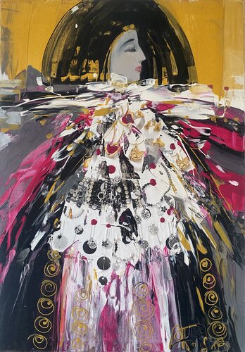 "NAGIA" aus der Serie "Femme de L 'Europe" by Andrej Peters, 회화 for Sale on Singulart