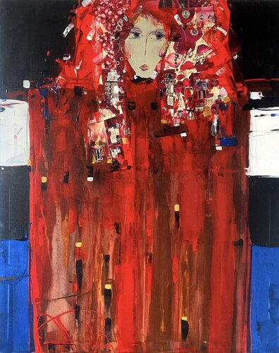 "NEDA" aus der Serie "Femme de L 'Europe" van Andrej Peters, Schilderij te koop op Singulart