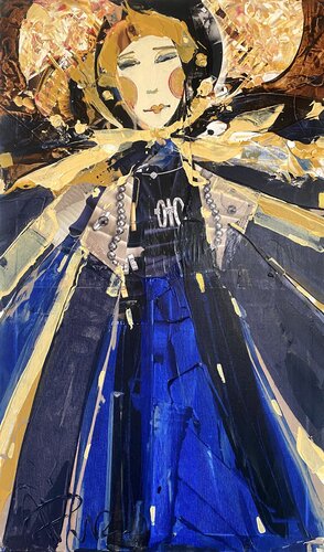 "VENEZIA-XVII" aus der Serie "MASKEN" by Andrej Peters, 회화 for Sale on Singulart