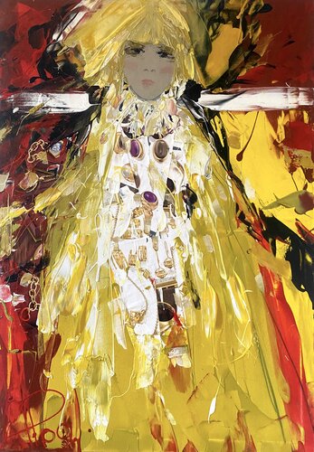 "AVIKA" aus der Serie "Femme de L 'Europe" by Andrej Peters, 회화 for Sale on Singulart