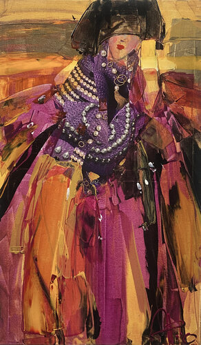 "COUVEIA" aus der Serie "Femme de L 'Europe" by Andrej Peters, 회화 for Sale on Singulart