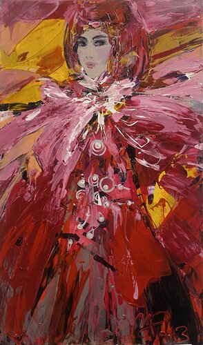 "DORA" aus der Serie "Femme de L 'Europe" by Andrej Peters, 회화 for Sale on Singulart