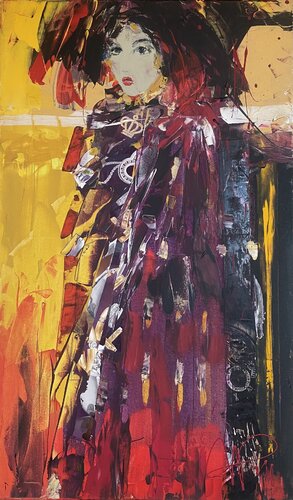 "PEQUE" aus der Serie "Femme de L 'Europe" by Andrej Peters, 회화 for Sale on Singulart