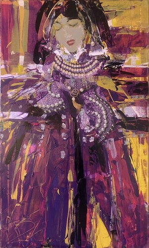 "SIENA" aus der Serie "Femme de L 'Europe" de Andrej Peters, Pintura a la venta en Singulart