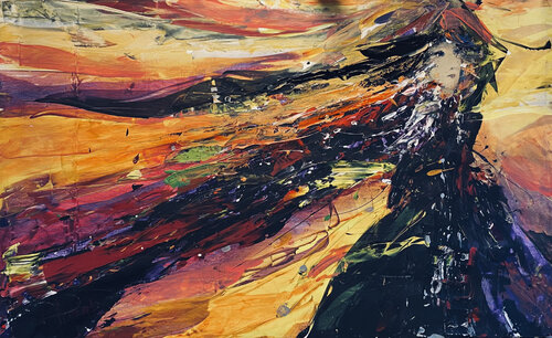 "AURORA" aus der Serie "Femme de L 'Europe" by Andrej Peters, 회화 for Sale on Singulart