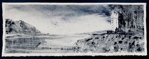 Rhein. Mäuseturm-III by Andrej Peters, 종이 for Sale on Singulart