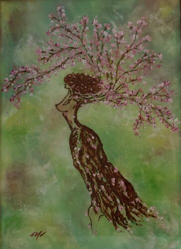 Frühlingswaldfee par Natalia Kison, Peinture en vente sur Singulart
