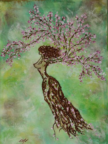 Frühlingswaldfee von Natalia Kison, Malerei kaufen auf Singulart