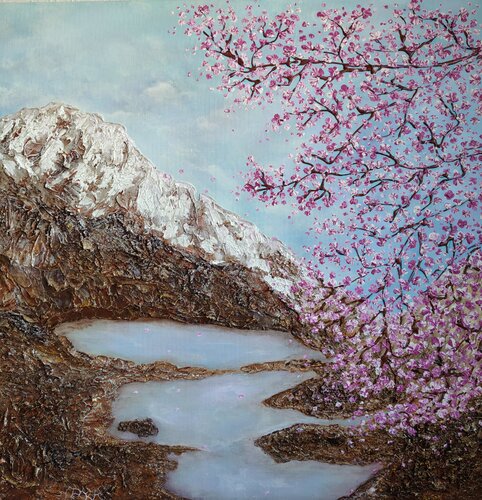The Whisper of Hanami by Natalia Kison, Painting for Sale on Singulart