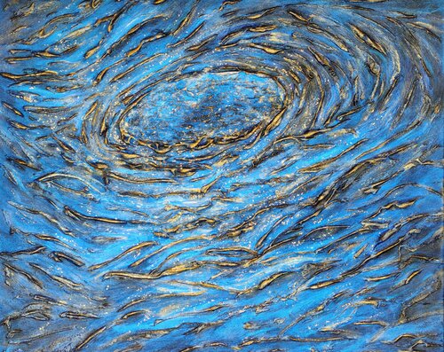 Ocean Rhapsody•Blue von Natalia Kison, Malerei kaufen auf Singulart