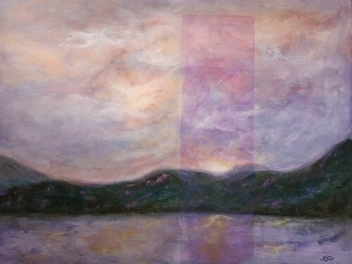 Between  the Worlds von Natalia Kison, Malerei kaufen auf Singulart