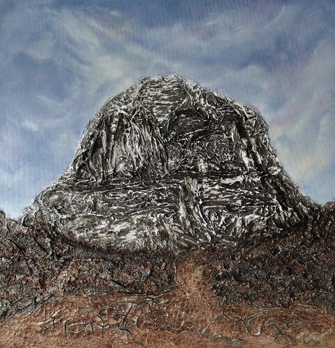 Kailash. The Axis of Silence par Natalia Kison, Peinture en vente sur Singulart