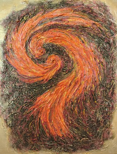 Tango on Embers von Natalia Kison, Malerei kaufen auf Singulart