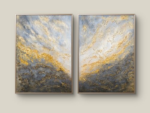 Golden Breeze van Natalia Kison, Schilderij te koop op Singulart