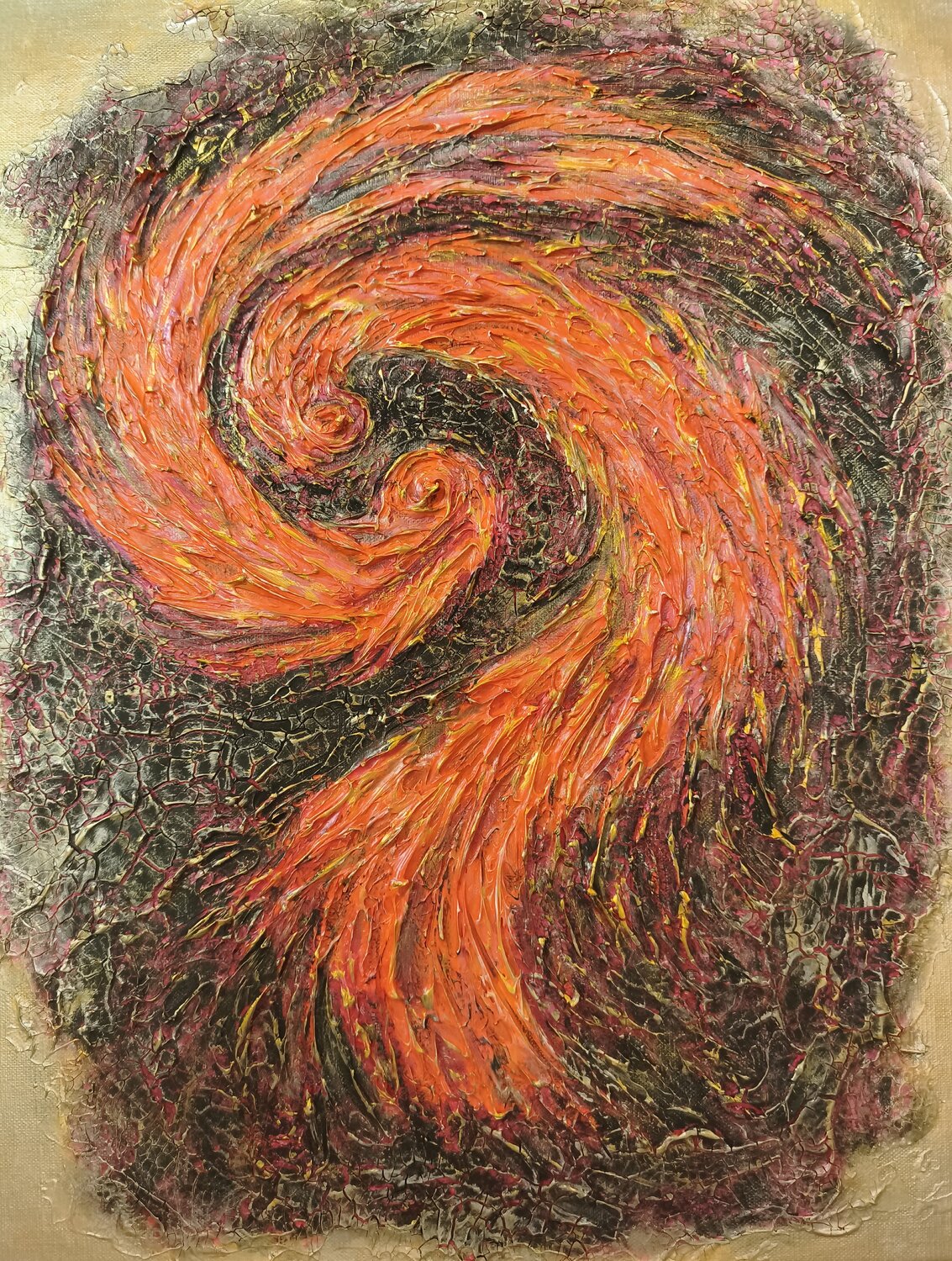 Tango on Embers Natalia Kison Originalgemälde zu verkaufen