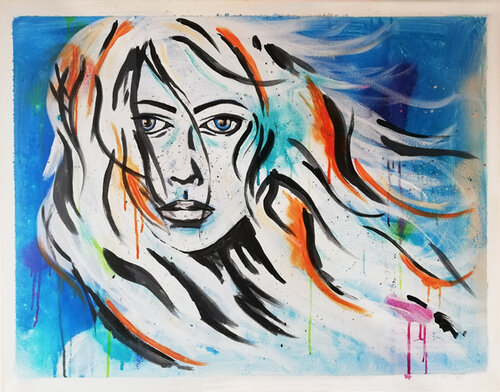 Wind by Sabrina Gassner, Painting for Sale on Singulart