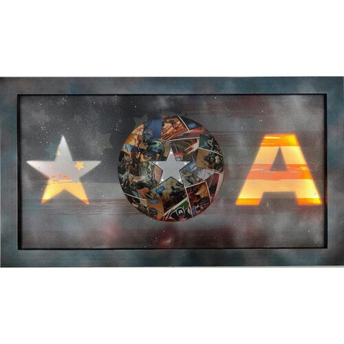 THE AMERICAN SHIELD di Fabio Tolu, Altri media in vendita su Singulart