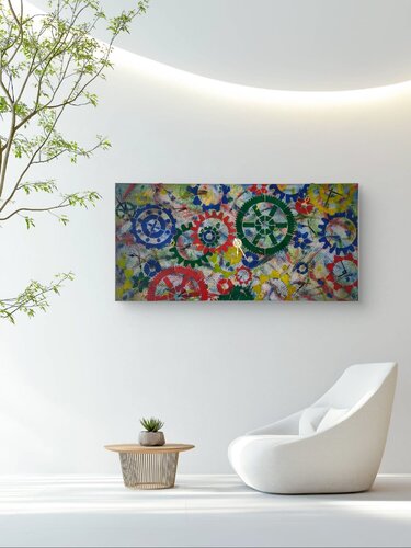 Relative Time par Fabio Tolu, Peinture en vente sur Singulart